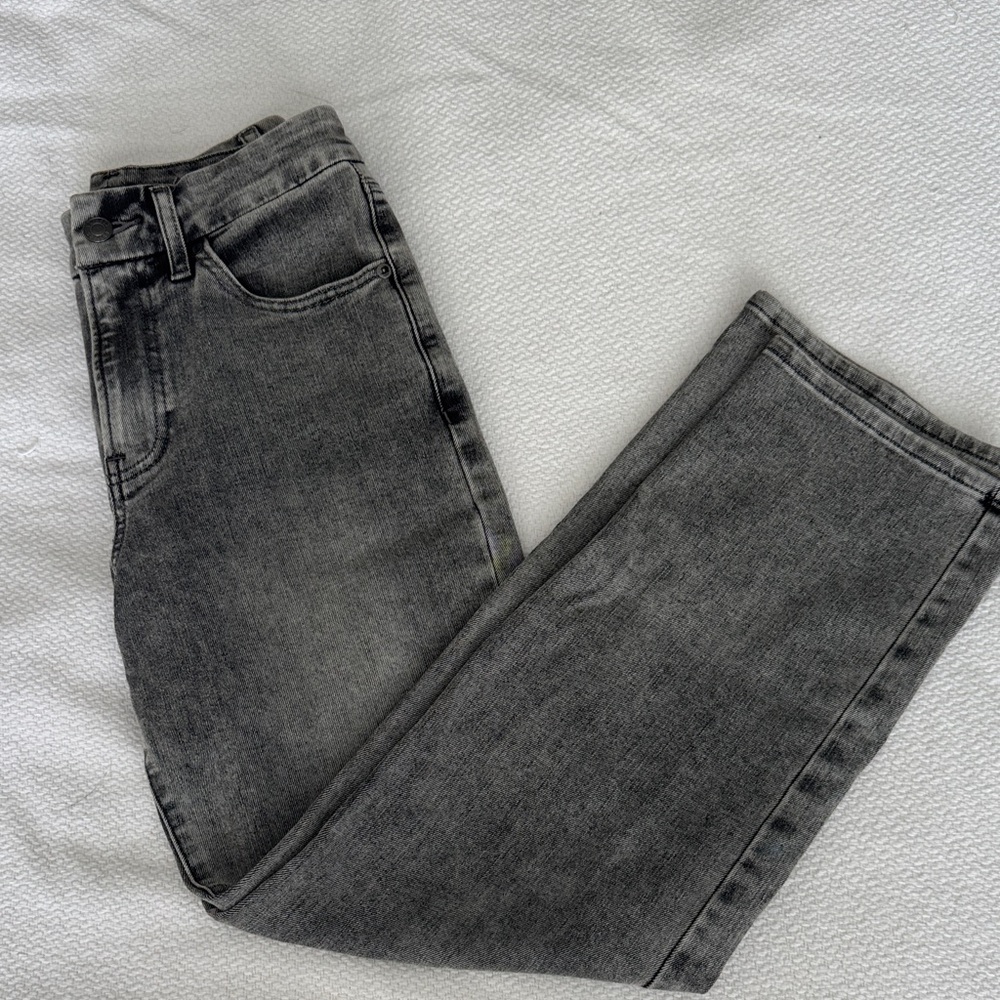 Express High Rise Straight Ankle FlexX Jeans